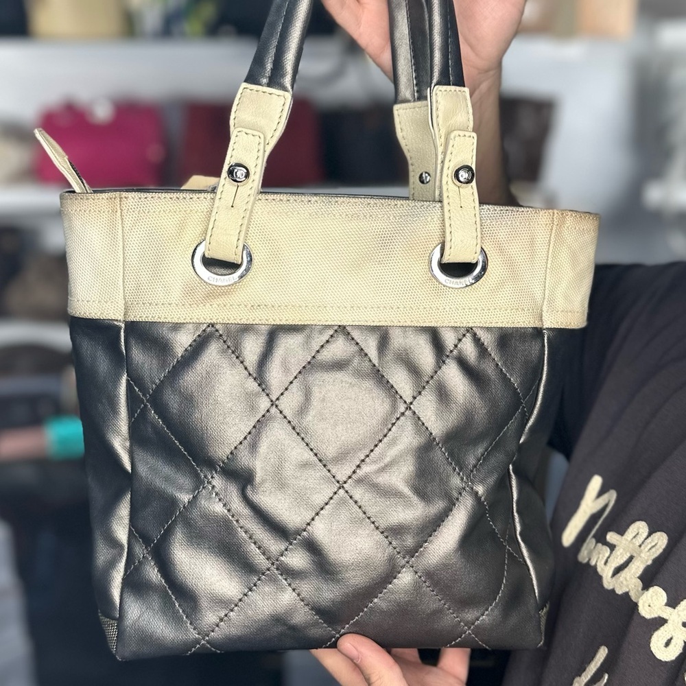 CHANEL SILVER BAG